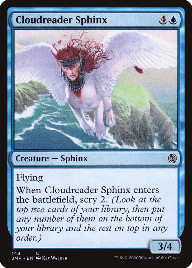 Cloudreader Sphinx [Jumpstart] Magic: The Gathering