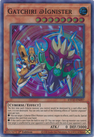 Gatchiri @Ignister [ETCO-EN097] Super Rare - Yugioh Cards For Your TCG Needs!