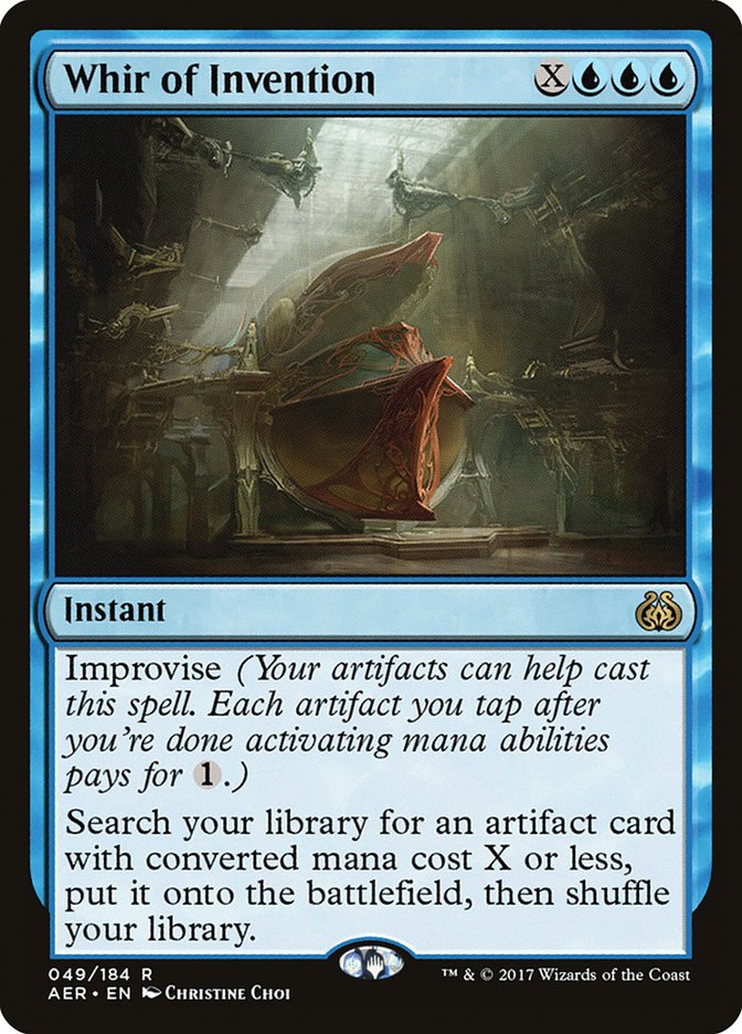 Whir of Invention [Aether Revolt] Magic: The Gathering