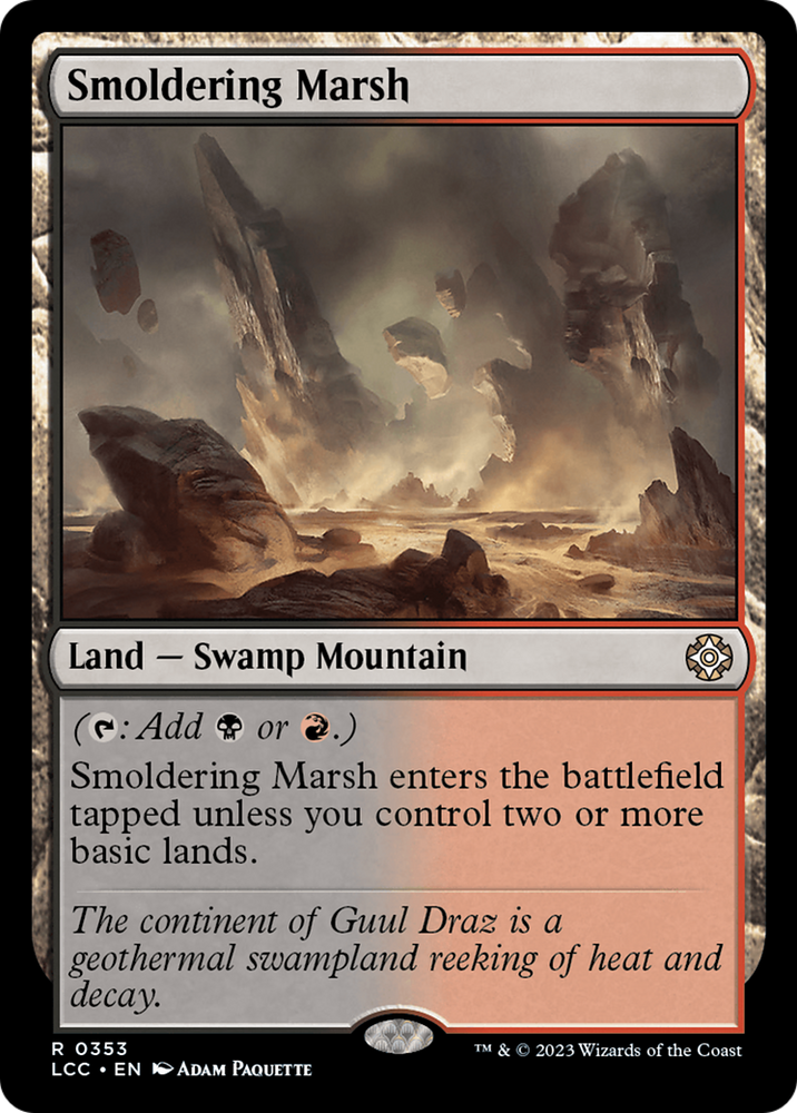 Smoldering Marsh [The Lost Caverns of Ixalan Commander] Magic: The Gathering
