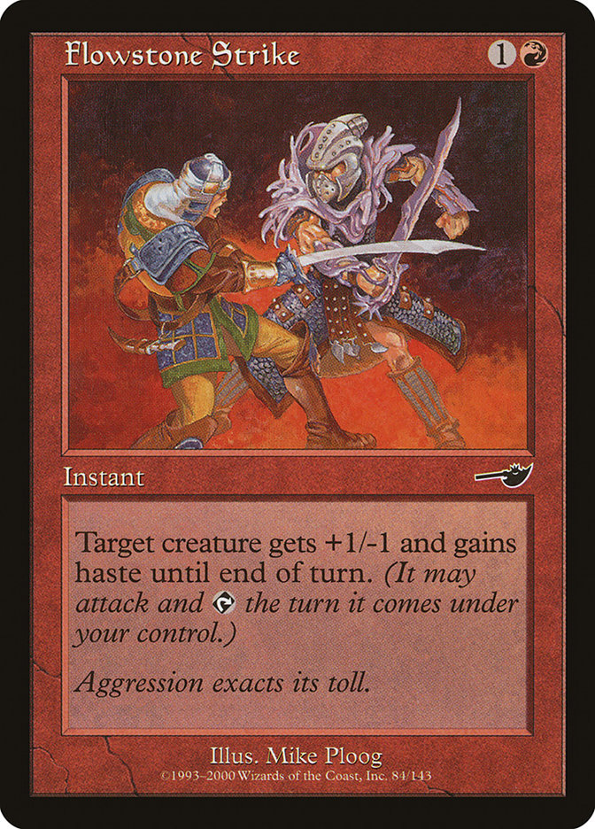 Flowstone Strike [Nemesis] Magic: The Gathering