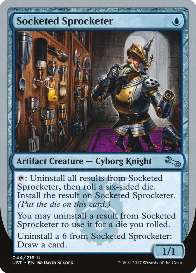 Socketed Sprocketer [Unstable] Magic: The Gathering
