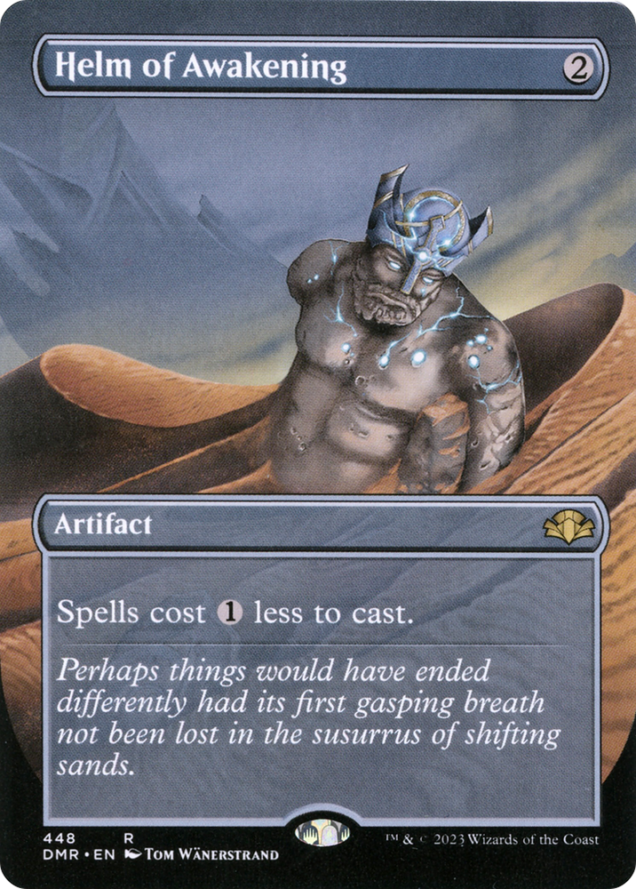 Helm of Awakening (Borderless Alternate Art) [Dominaria Remastered] Magic: The Gathering