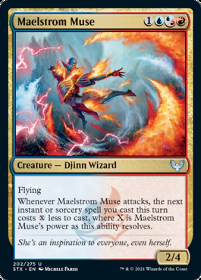 Maelstrom Muse [Strixhaven: School of Mages] Magic: The Gathering