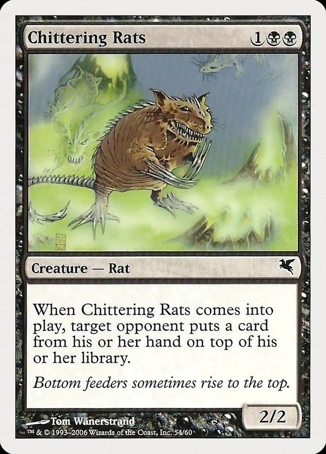 Chittering Rats (54) [Hachette UK] Magic: The Gathering