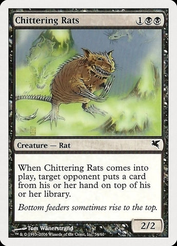 Chittering Rats (54) [Hachette UK] Magic: The Gathering