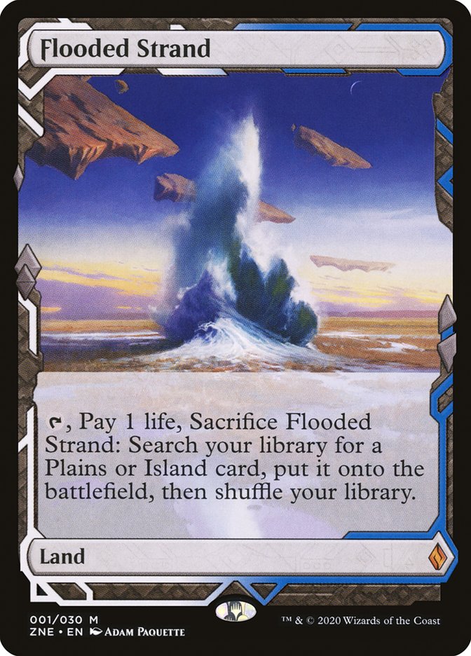 Flooded Strand (Expeditions) [Zendikar Rising Expeditions] Magic: The Gathering