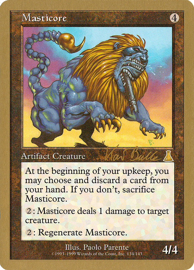 Masticore (Kai Budde) [World Championship Decks 1999] Magic: The Gathering