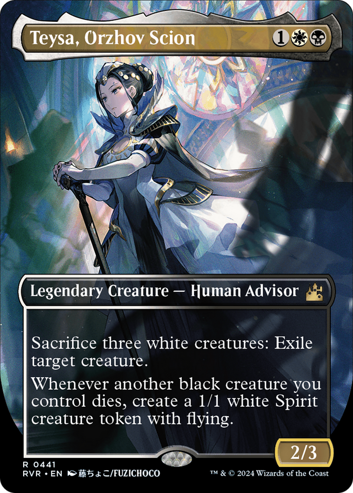 Teysa, Orzhov Scion (Anime Borderless) [Ravnica Remastered] Magic: The Gathering
