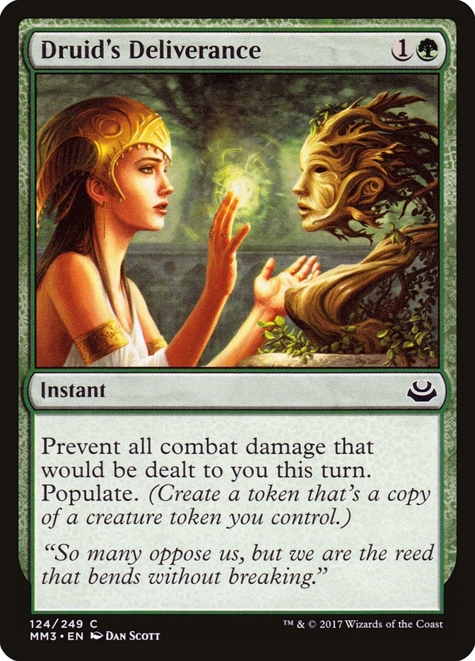 Druid's Deliverance [Modern Masters 2017] Magic: The Gathering