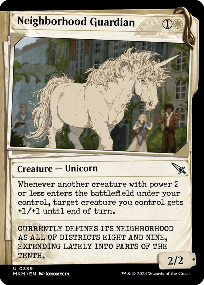 Neighborhood Guardian (Showcase) [Murders at Karlov Manor] Magic: The Gathering