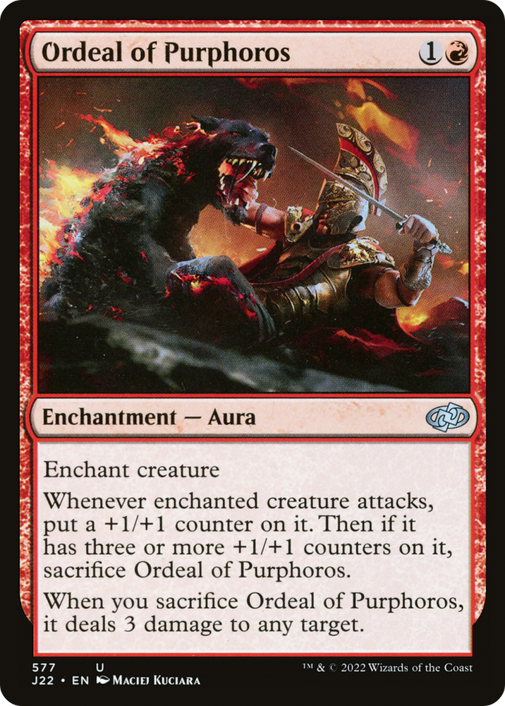Ordeal of Purphoros [Jumpstart 2022] Magic: The Gathering