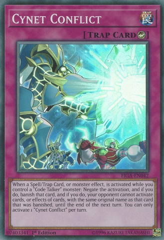 Cynet Conflict [FIGA-EN042] Super Rare - Yugioh Cards For Your TCG Needs!