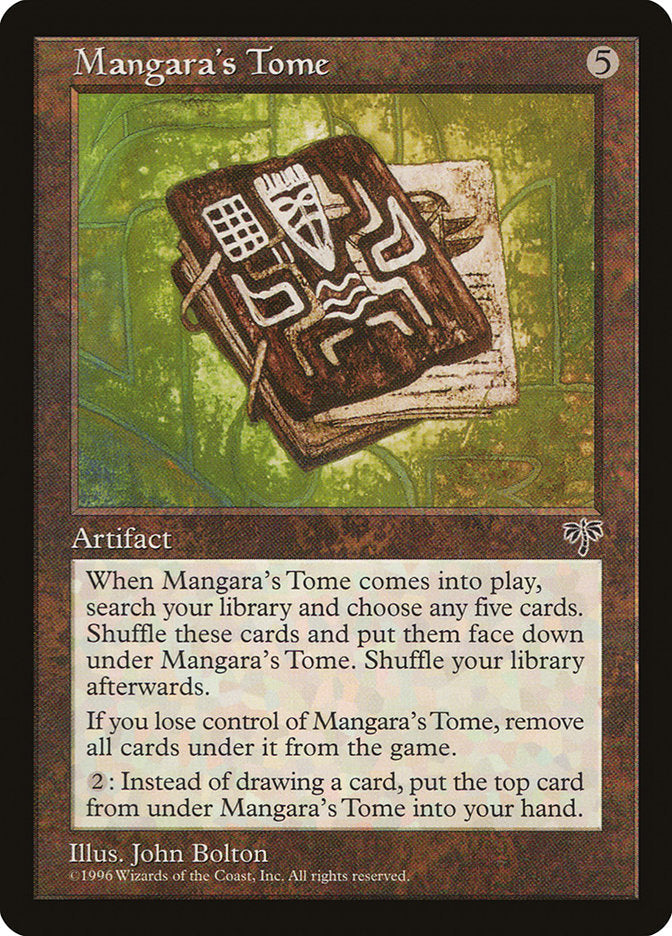 Mangara's Tome [Mirage] Magic: The Gathering