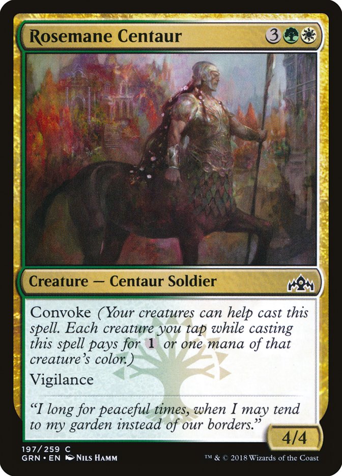 Rosemane Centaur [Guilds of Ravnica] Magic: The Gathering