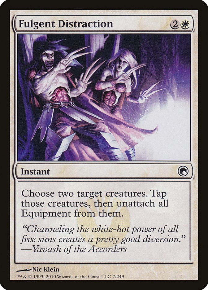Fulgent Distraction [Scars of Mirrodin] Magic: The Gathering