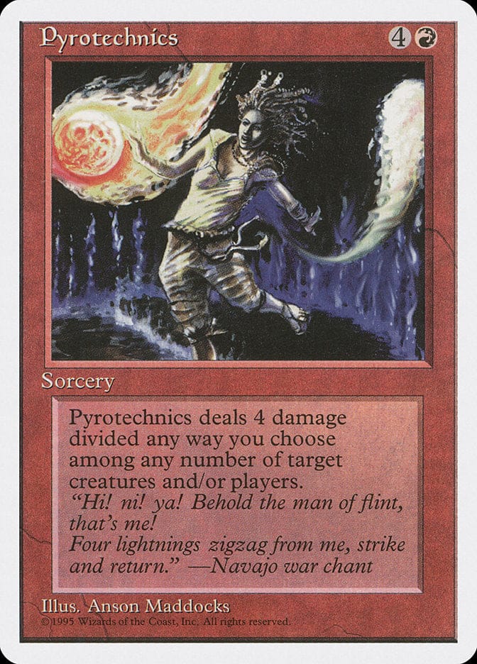 Pyrotechnics [Fourth Edition] Magic: The Gathering