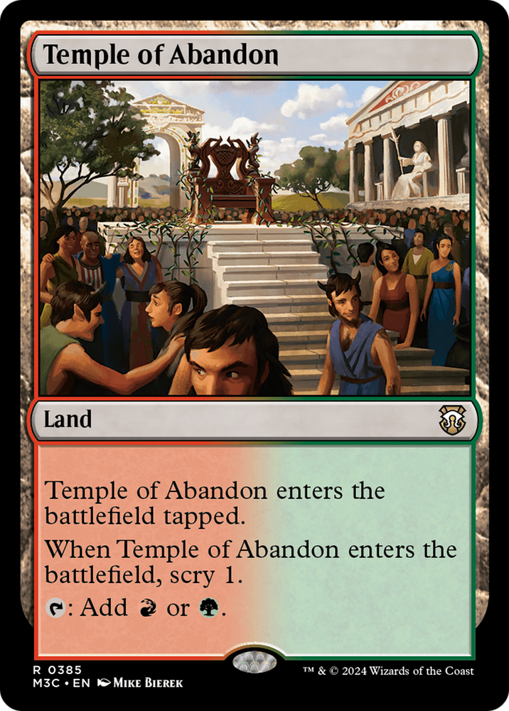 Temple of Abandon [Modern Horizons 3 Commander] Magic: The Gathering