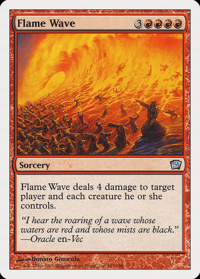 Flame Wave [Ninth Edition] Magic: The Gathering