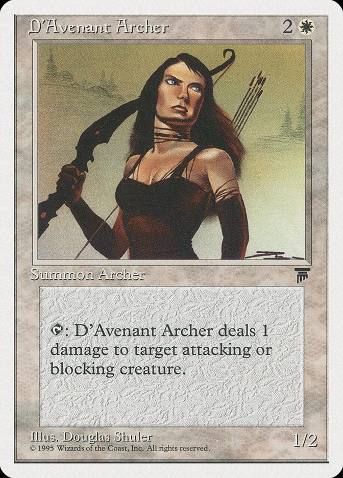 D'Avenant Archer [Chronicles] Magic: The Gathering