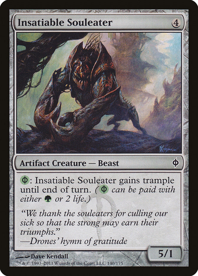 Insatiable Souleater [New Phyrexia] Magic: The Gathering
