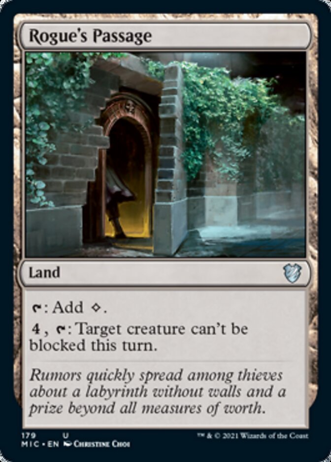 Rogue's Passage [Innistrad: Midnight Hunt Commander] Magic: The Gathering