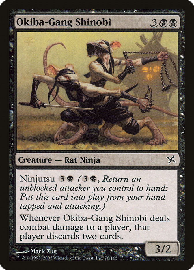 Okiba-Gang Shinobi [Betrayers of Kamigawa] Magic: The Gathering