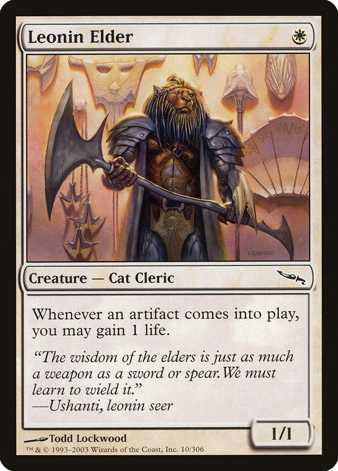 Leonin Elder [Mirrodin] Magic: The Gathering