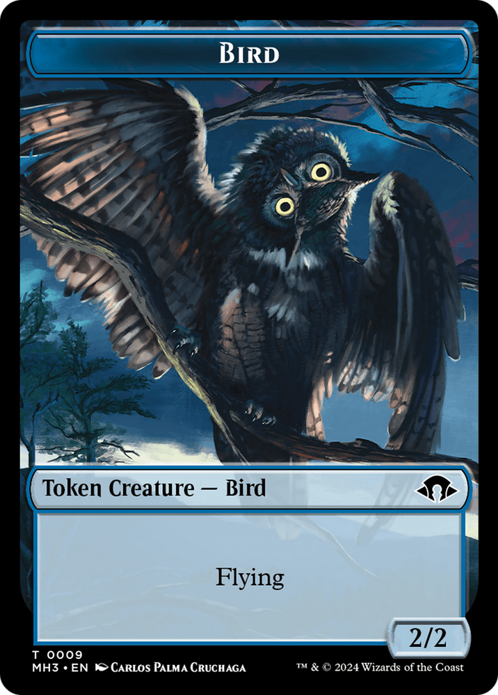 Servo // Bird Double-Sided Token [Modern Horizons 3 Tokens] Magic: The Gathering