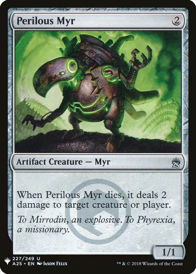 Perilous Myr [Mystery Booster] Magic: The Gathering
