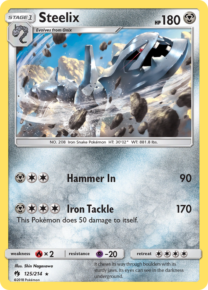 Steelix (125/214) [Sun & Moon: Lost Thunder] Pokémon