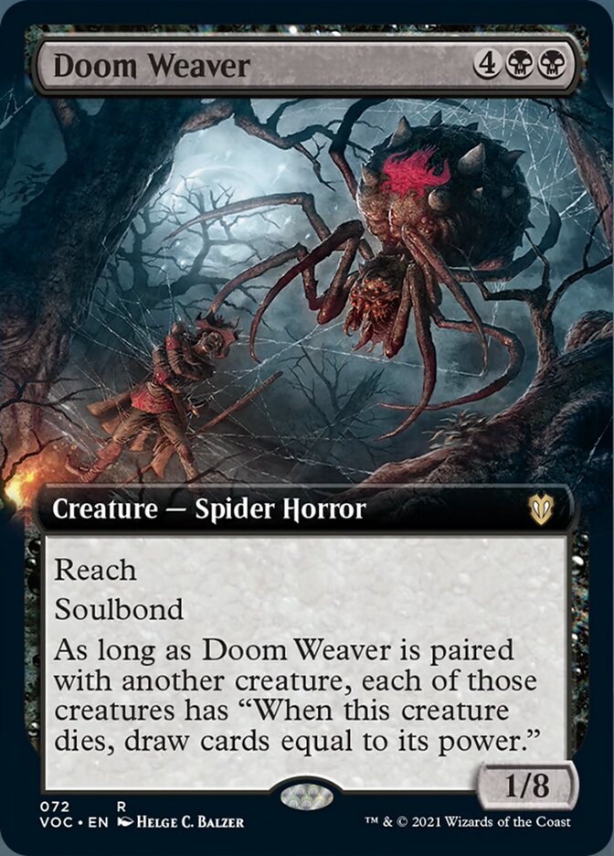 Doom Weaver (Extended Art) [Innistrad: Crimson Vow Commander] Magic: The Gathering