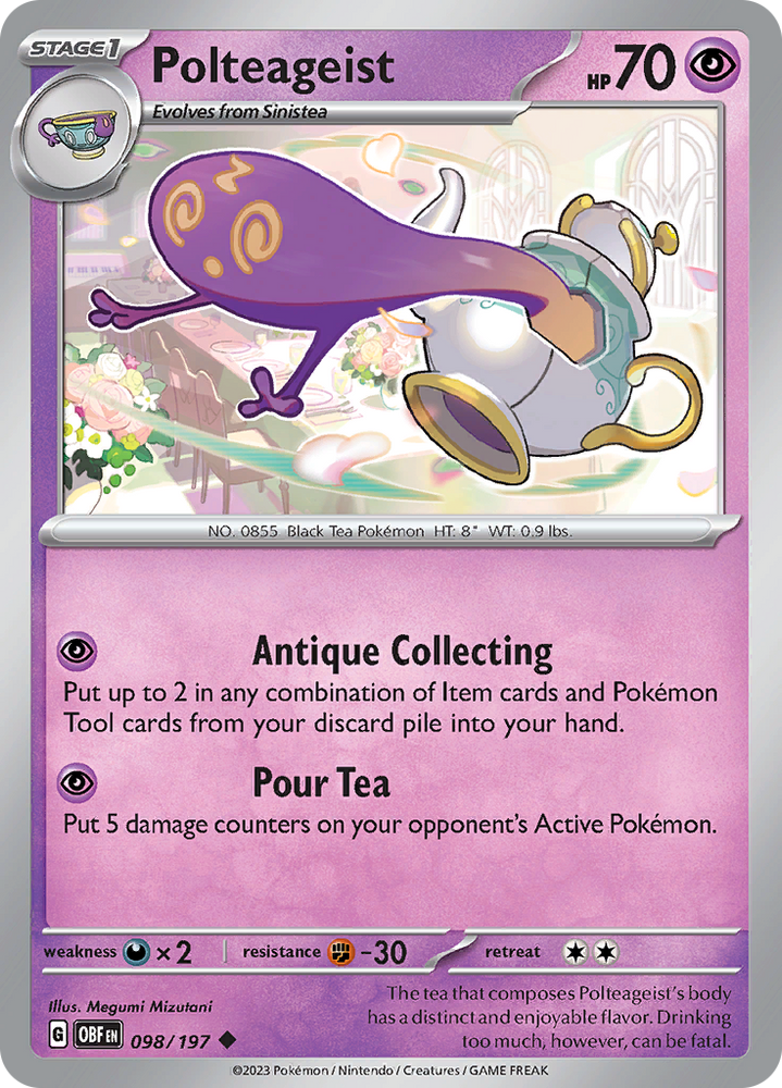 Polteageist (098/197) [Scarlet & Violet: Obsidian Flames] Pokémon