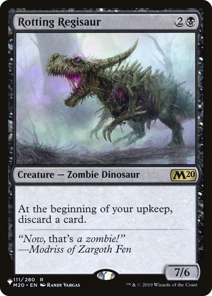 Rotting Regisaur [The List] Magic: The Gathering