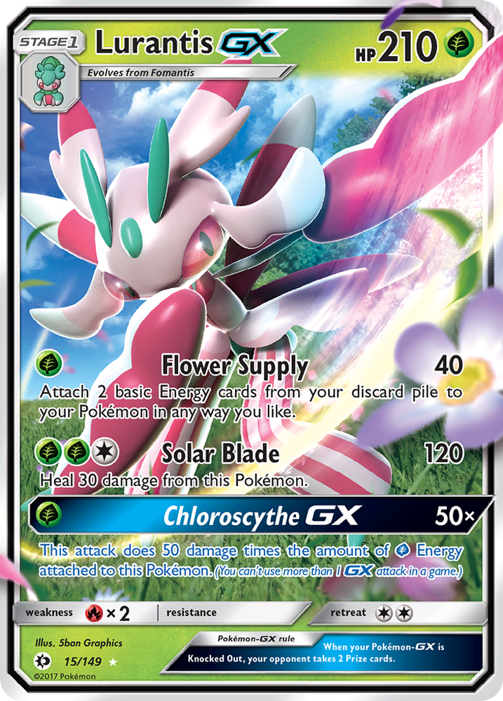 Lurantis GX (15/149) [Sun & Moon: Base Set] Pokémon