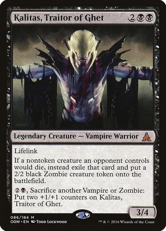 Kalitas, Traitor of Ghet [Oath of the Gatewatch] Magic: The Gathering