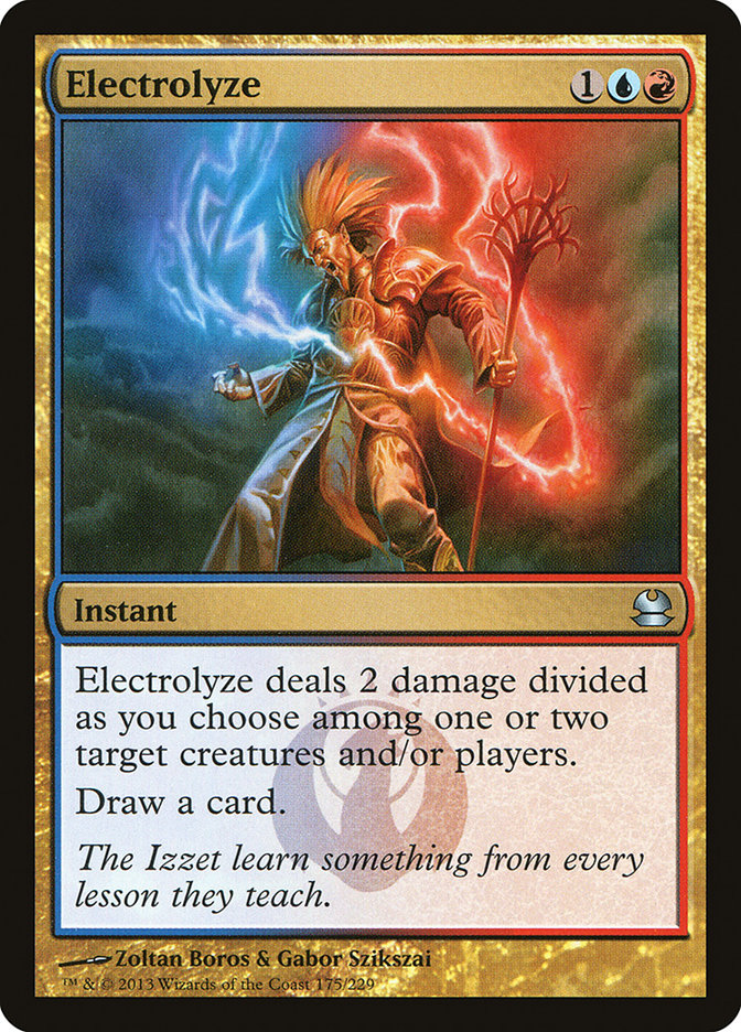 Electrolyze [Modern Masters] Magic: The Gathering