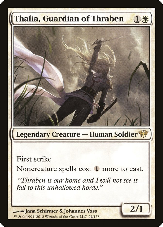 Thalia, Guardian of Thraben [Dark Ascension] Magic: The Gathering