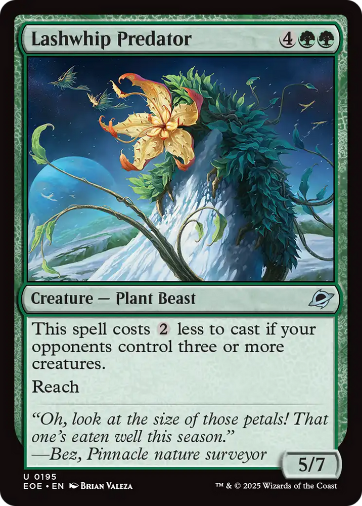 Lashwhip Predator [Edge of Eternities] Magic: The Gathering