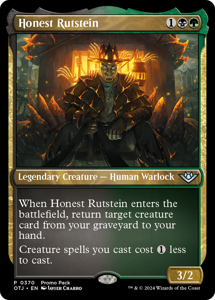 Honest Rutstein (Promo Pack) [Outlaws of Thunder Junction Promos] Magic: The Gathering