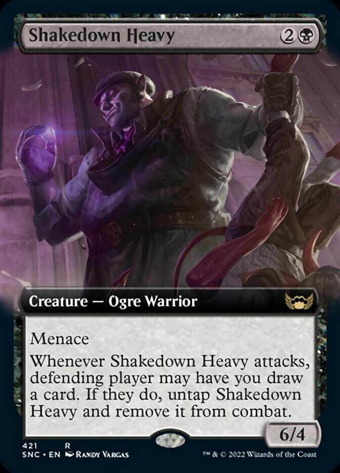 Shakedown Heavy (Extended Art) [Streets of New Capenna] Magic: The Gathering
