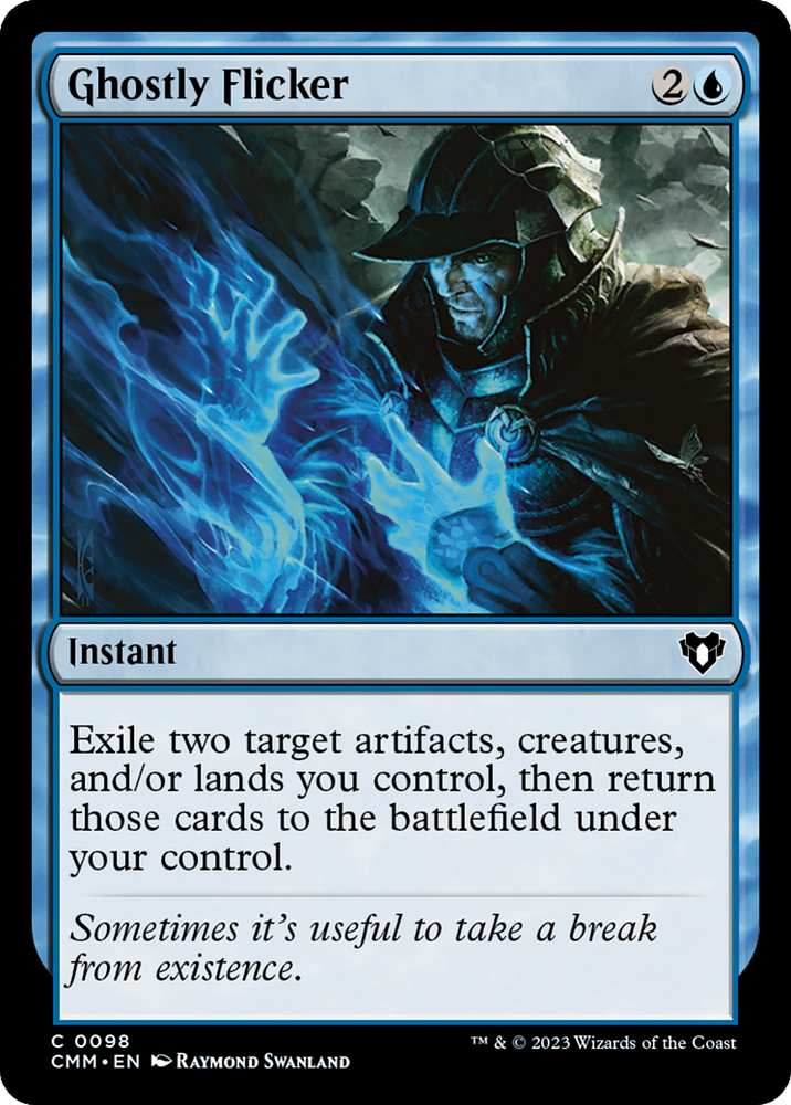 Ghostly Flicker [Commander Masters] Magic: The Gathering