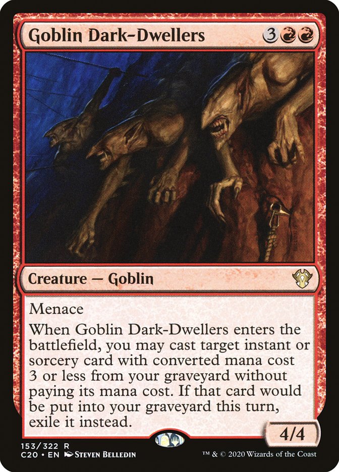 Goblin Dark-Dwellers [Commander 2020] Magic: The Gathering