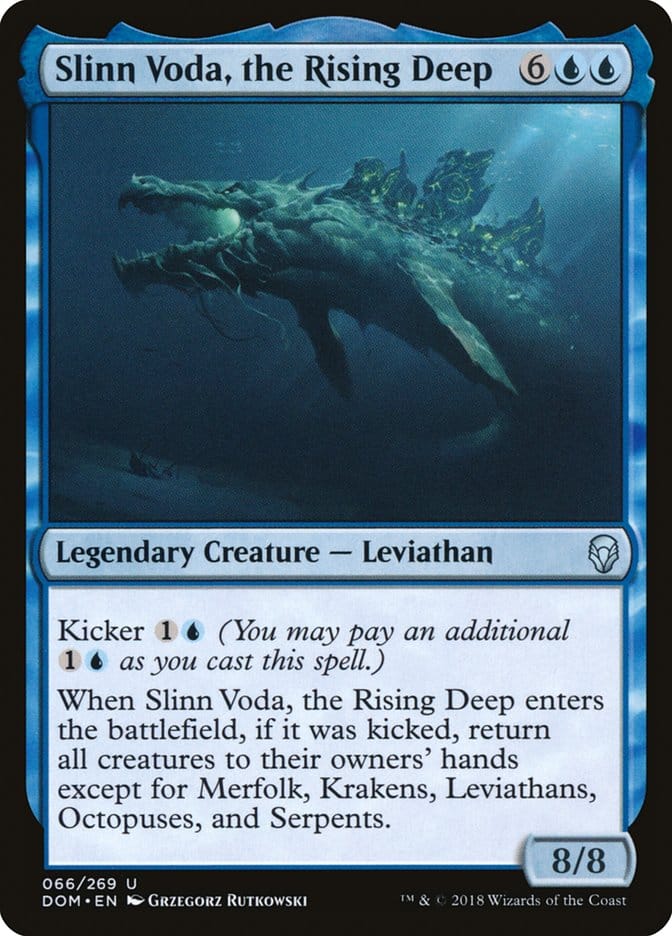Slinn Voda, the Rising Deep [Dominaria] Magic: The Gathering