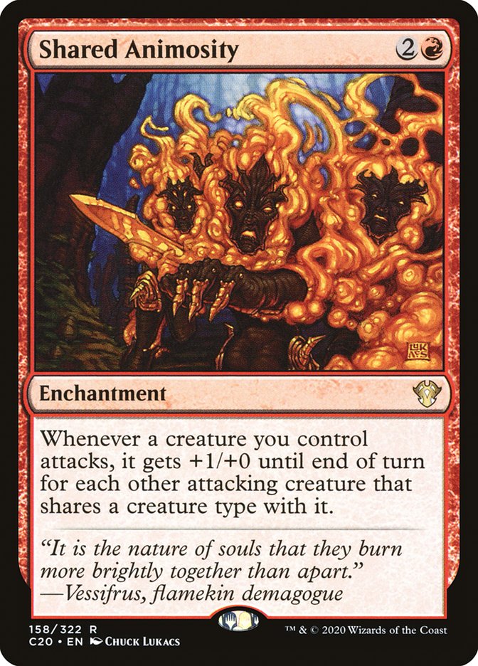 Shared Animosity [Commander 2020] Magic: The Gathering