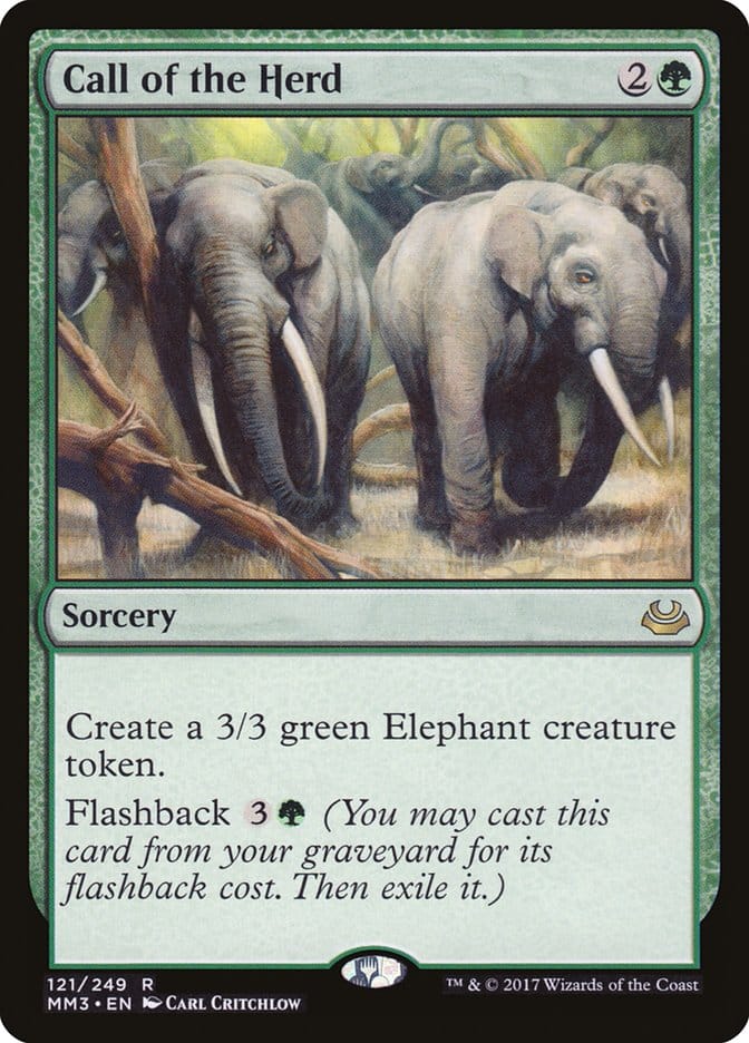 Call of the Herd [Modern Masters 2017] Magic: The Gathering