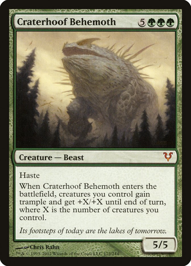 Craterhoof Behemoth [Avacyn Restored] Magic: The Gathering