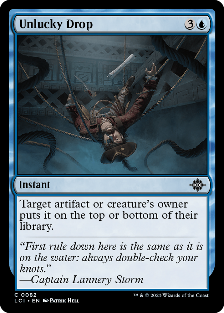 Unlucky Drop [The Lost Caverns of Ixalan] Magic: The Gathering