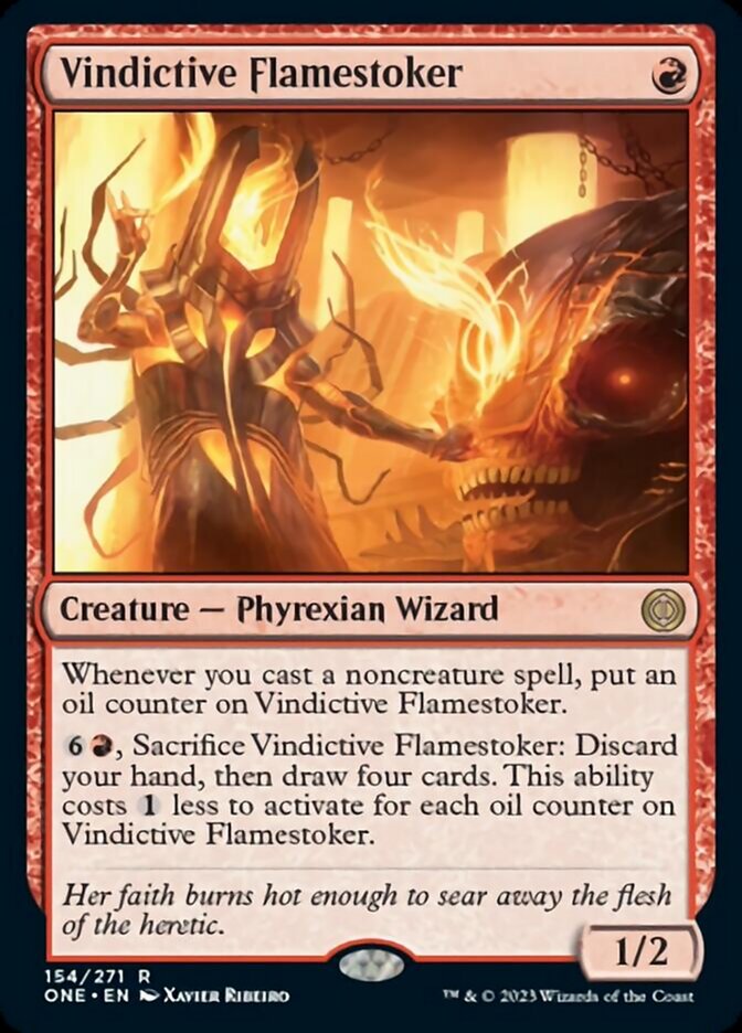 Vindictive Flamestoker [Phyrexia: All Will Be One] Magic: The Gathering