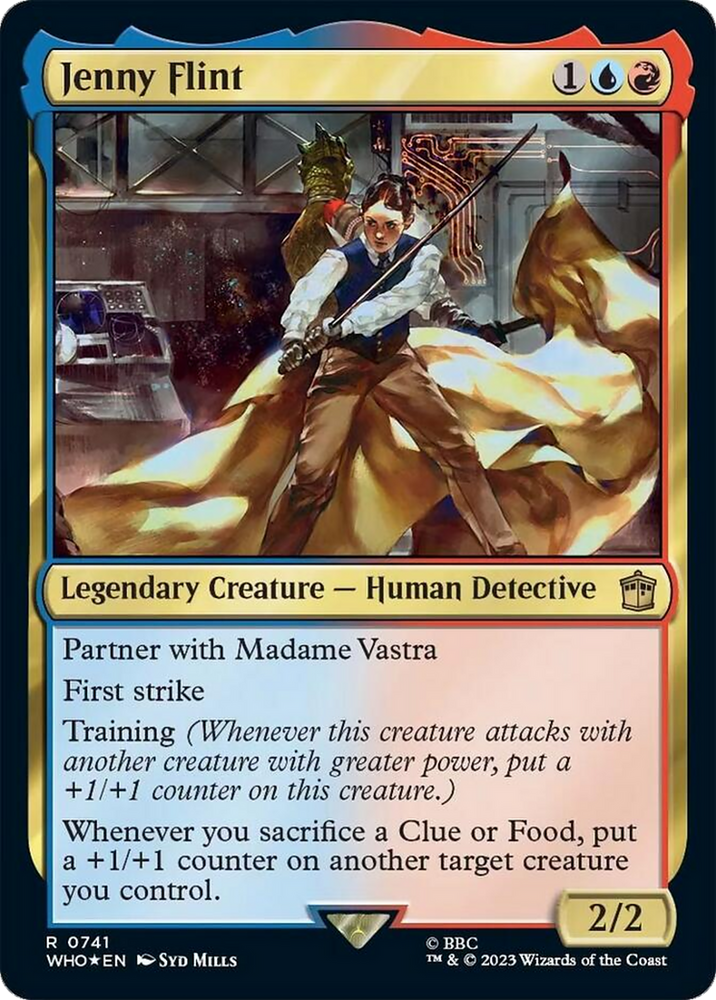 Jenny Flint (Surge Foil) [Doctor Who] Magic: The Gathering